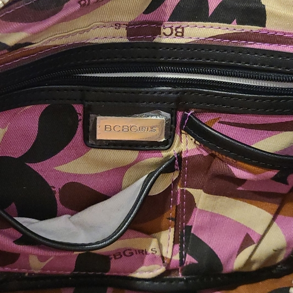 BCBGIRLS Eggplant leather mini purse - Picture 6 of 6